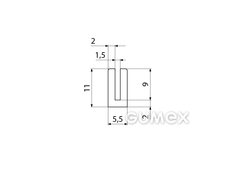 SILIKONPROFILE U-FORM